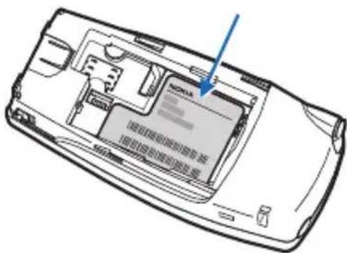 NOKIA 6015i - Localizar la etiqueta de su teléfono - 1