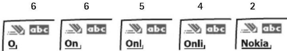 NOKIA 6155i - Text entry - 1