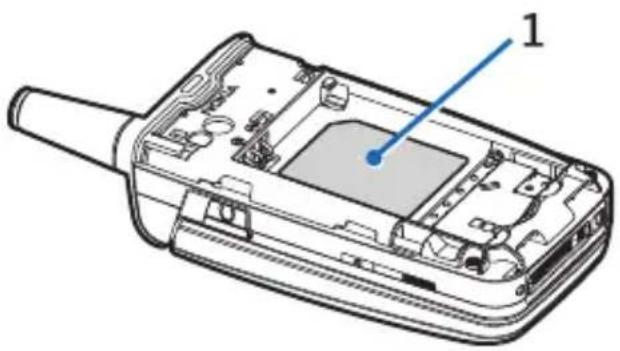 NOKIA 6155i - Localizar la etiqueta de su teléfono - 1