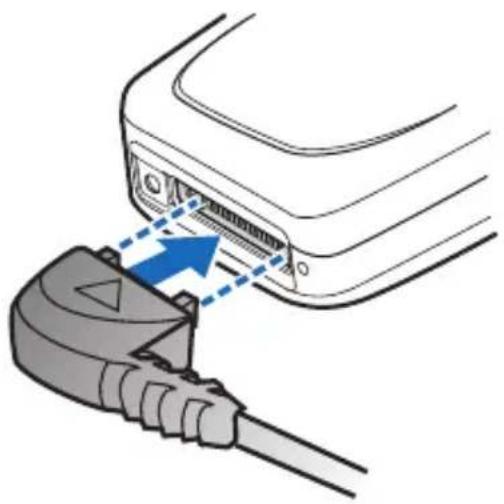 NOKIA 6155i - ■Connect the headset - 1