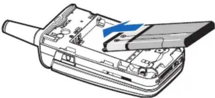 NOKIA 6155i - Replace the battery - 1