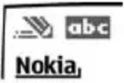 NOKIA 6236i - Ingreso de texto - 5