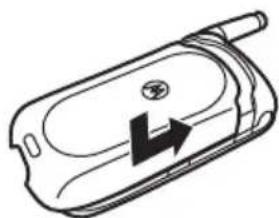 MOTOROLA V323i - battery installation - 4
