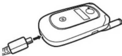 MOTOROLA V323i - instalación de la batería - 2