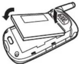 MOTOROLA V323i - battery installation - 3