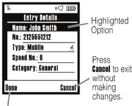 MOTOROLA V323i - text entry - 1
