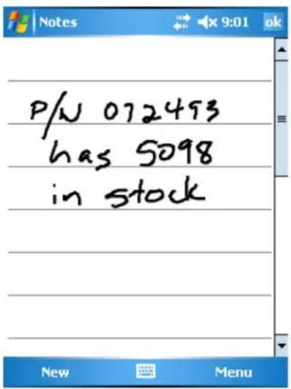 Intermec 741 - To convert the writing to text - 1