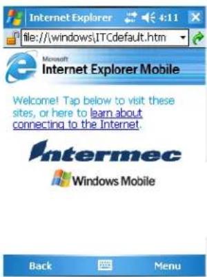 Intermec 741 - To find your operating system version - 1