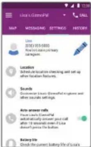 LG GizmoGadget - Gizmo's Name and Mobile Number - 1