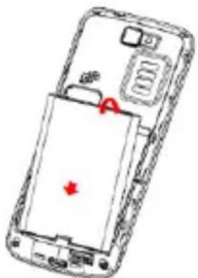 LAVA KKT Uno - Inserting the SIM Card and the battery - 3