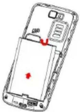 LAVA KKT Uno - Inserting the SIM Card and the battery - 1
