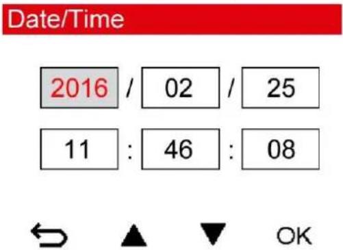 TRANSCEND DrivePro 130 - 4-7 Setting the Date and Time - 1