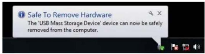 TRANSCEND DrivePro 130 - Proper removal of your DrivePro™ from Windows: - 1