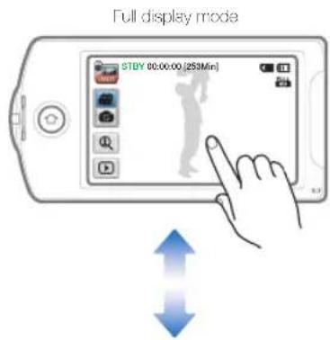 Full display mode STBY 00:00:00 (250Min)