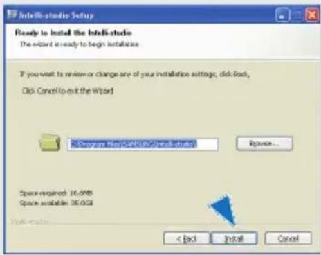 Intel Studios Setup Ready to install the Intel Studios The wizard is already to begin installation If you want to review or change are of your installation settings, disk load, Disk Cancel to exit the Wizard Windows Not Applicable (Windows Not Applicable) Browse... Space required: 16.0MB Space available: 26.0GB < Back Install Cancel