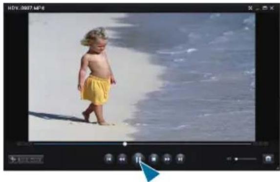 SAMSUNG HMX-E10ON - Step 3. Playing back videos or photos - 1