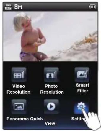 8M Video Resolution Photo Resolution Smart Filter Panorama Quick View Setting