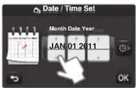 Date / Time Set Month Date Year JAN 01 2011