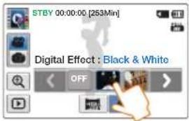 STBY 00:00:00 [253Min] Digital Effect : Black & White OFF