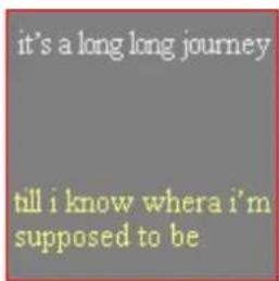 it's a long long journey till i know where i'm supposed to be