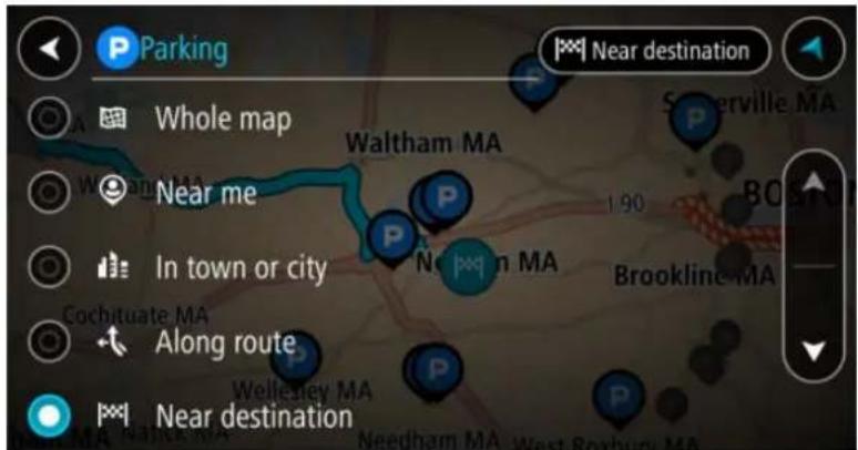 Parking Near destination Whole map Waltham MA Near me In town or city Cochituate MA Along route Near destination Waltham MA 190 Brookline MA Serville MA