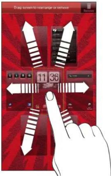 Drag screen to rearrange or remove Remove 11 36