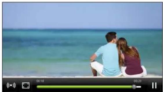 HTC Evo V 4G - Watching a video - 2