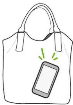 HTC Desire 512 - Increase ring volume automatically while phone is in your pocket or bag - 1