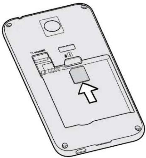 HTC Desire 512 - Inserting a micro SIM card - 1