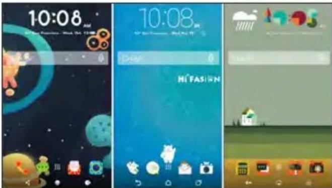 HTC Desire 555 - Choosing a Home screen layout - 1