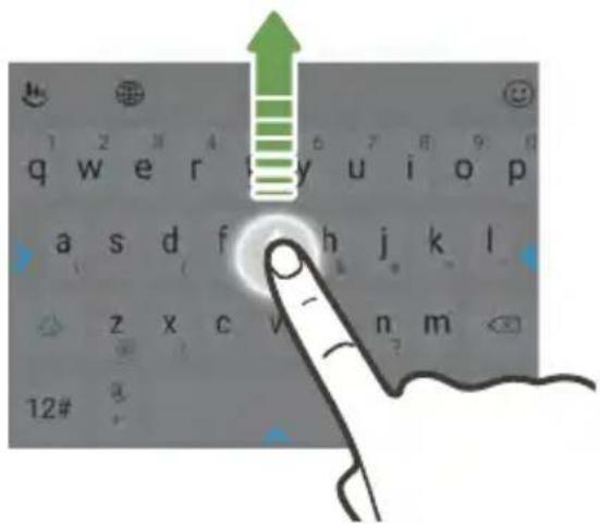 HTC Desire 555 - - Resize or reposition the keyboard. - 2