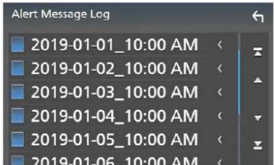 Alert Message Log 2019-01-01_10:00 AM 2019-01-02_10:00 AM 2019-01-03_10:00 AM 2019-01-04_10:00 AM 2019-01-05_10:00 AM 2019-01-06_10:00 AM