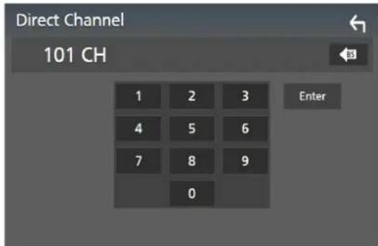 Direct Channel 101 CH Enter