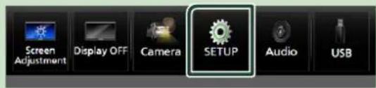 Screen Adjustment Display OFF Camera SETUP Audio USB