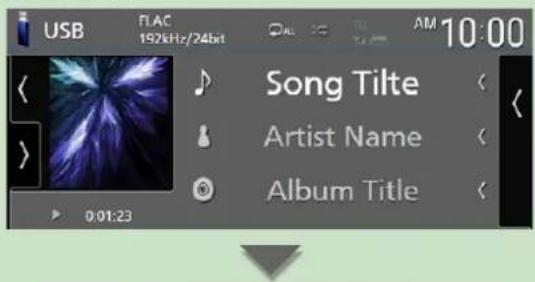 USB FLAC 192kHz/24bit DALL AM 10:00 Song Tilte Artist Name Album Title 0:01:23