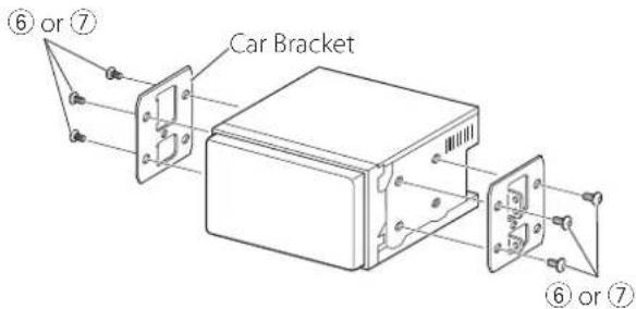 ⑥ or ⑦ Car Bracket ⑥ or ⑦