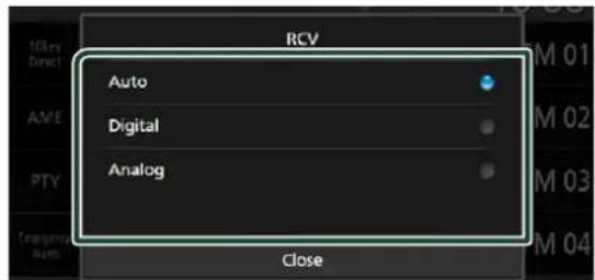 RCV Auto Digital Analog Close