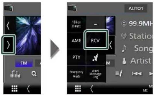 10 key Direct AME RCV PTY Emergency Alerts Alert Message Log AUTO1 99.9MH Station Song Artist MC