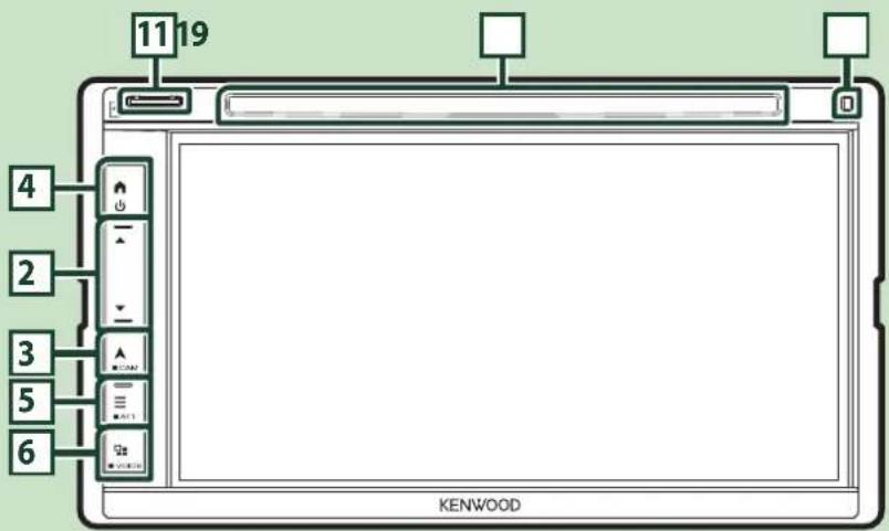 11 19 4 2 3 5 6 KENWOOD