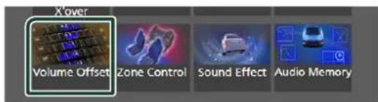 X'over Volume Offset Zone Control Sound Effect Audio Memory