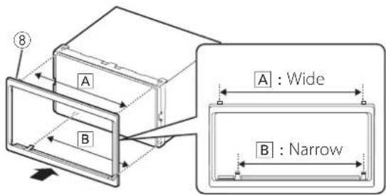 A : Wide B : Narrow