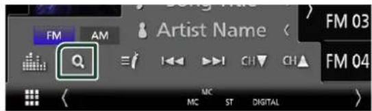 FM AM Artist Name FM 03 FM 04 MC ST DIGITAL