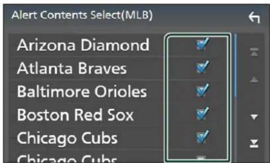 Alert Contents Select(MLB) Arizona Diamond Atlanta Braves Baltimore Orioles Boston Red Sox Chicago Cubs Chicago Cubs