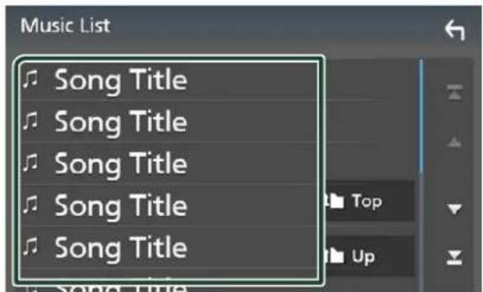 Music List Song Title Song Title Song Title Song Title Song Title Top Up
