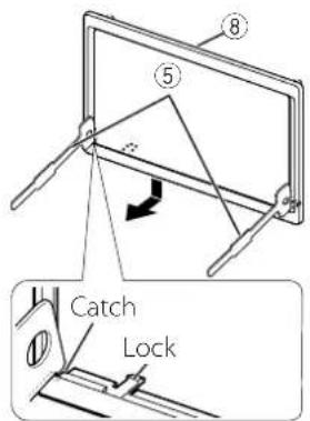 ⑧ ⑤ Catch Lock