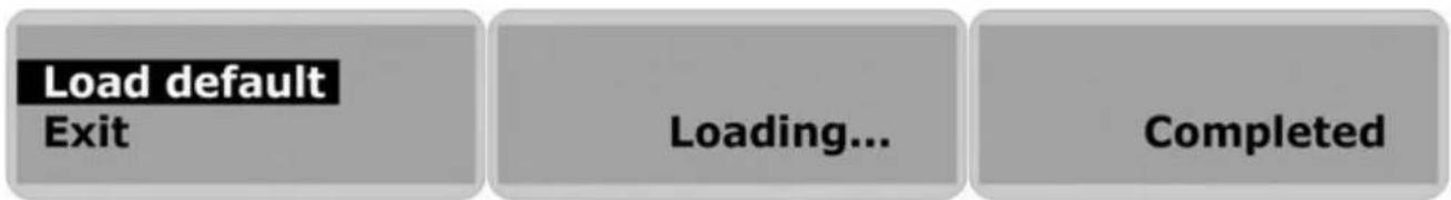 CURTIS MP256E - Load default - 1