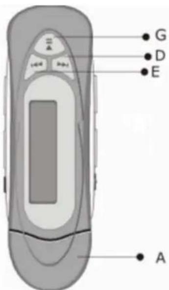 CURTIS MP256E - MP3 Player Controls - 1