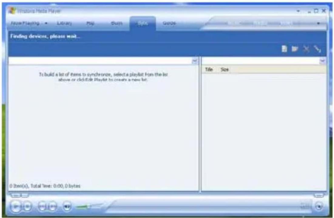 CURTIS MPK1021 - Step 3. The Media Player will find device automatically as follows - 1