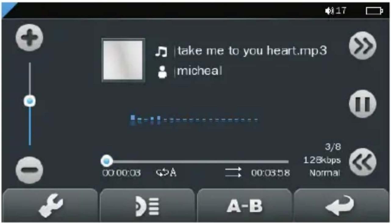 CURTIS MPK8230BUK - Music Player interface - 1