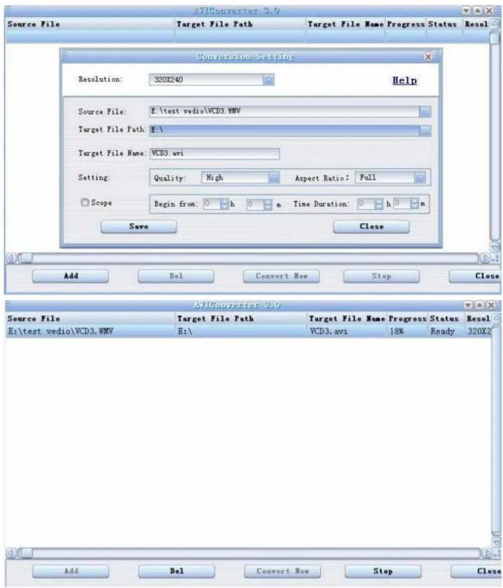 CURTIS MPK7836 - Converting other format files to AVI format ones. - 1